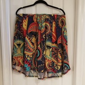 Lularoe Paisley Madison Skirt - size large - used